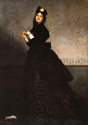 Charles Carolus - Duran Lady with a Glove ( Mme, Carolus - Duran ). China oil painting art